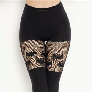 Blackmilk bats suspended hosiery tights Halloween